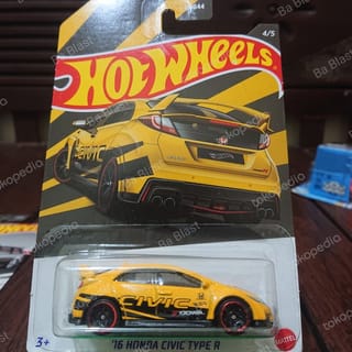 Hotwheels 16 Honda Civic Type R Yellow Hot Wheels Indo4ward