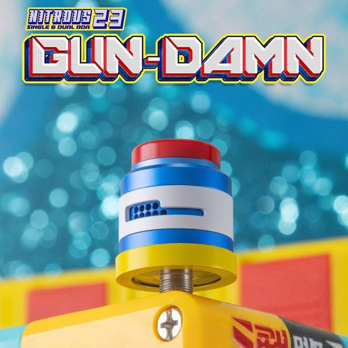 Nitrous 23 Single & Dual RDA Gundamn Edition 23MM by Koko Nest x Damn ...