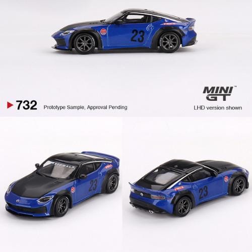 MGT00732 - Mini GT 1/64 Nissan Z LBNATION WORKS Seiran Blue