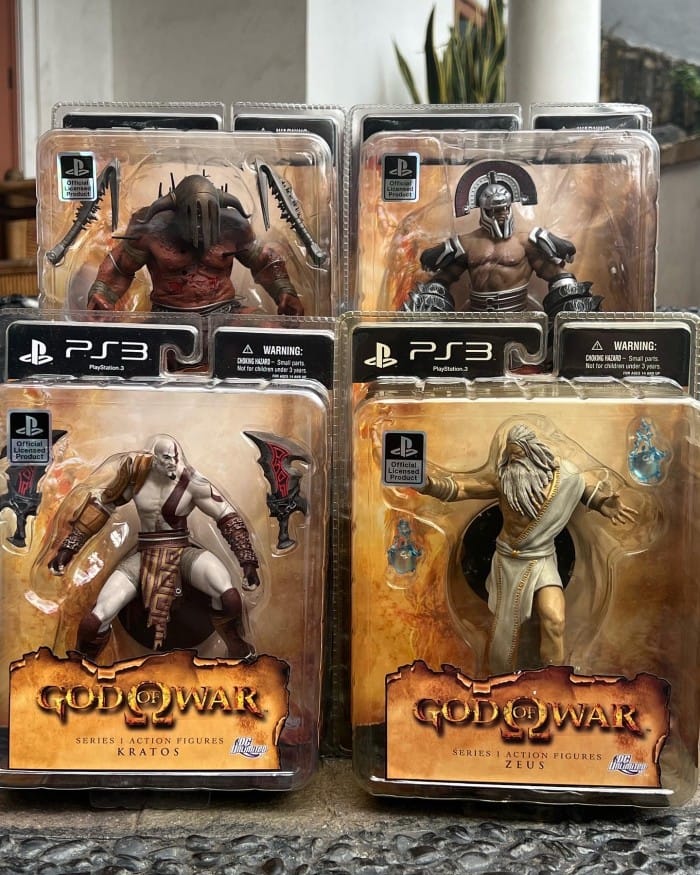 Figurine God Of War Kratos – DC Unlimited – PlayStation – Neuve