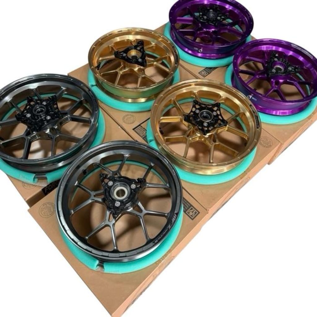 Xmax Cnc MFZ Forged Aluminum Heavy Duty Wheels - Titanium | Indo4ward