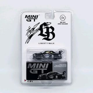 MINI GT LBWK r34サイン入り Mini GT 1:64 Nissan LB-ER34 Super Silhouette SKYLINE Black LBWK