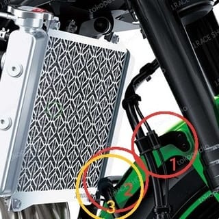 Kawasaki ZX4RR ZX25R Origina Double Disc Front Brake Hose