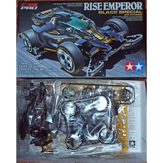 Tamiya Mini 4WD Dash-1 Emperor Black Special MS Chassis - 95296