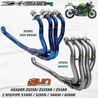 Header Fullsystem Stainless Kawasaki ZX25R ZX25RR ZX4RR GP1