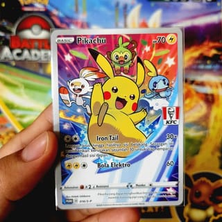 Pikachu KFC Promo, Pikachu 016/S-P Light Played (Good Condition