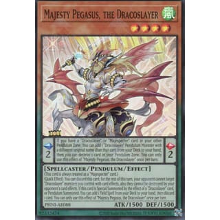 Majesty Pegasus, the Dracoslayer | Rarity | Yugioh AE PHNI-AE088 - QCSR |  Indo4ward