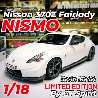1/18 Nissan 370Z Fairlady NISMO White by GT Spirit Resin Model