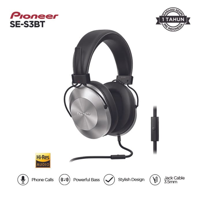 Pioneer High Res Over Ear Headphones SE MS5T Brown Indo4ward