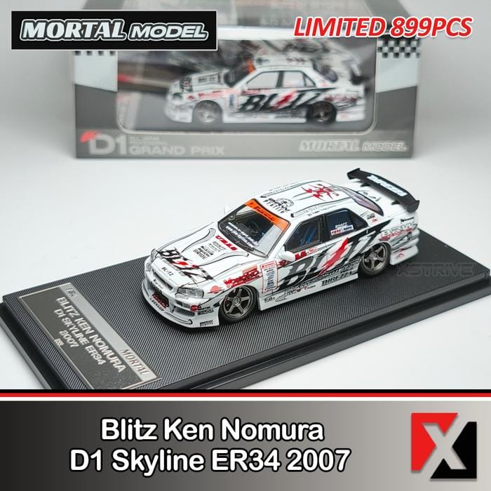 ［専用］Mortal models 1/64 スカイライン　ER34 D1 New In Stock Mortal 1:64 Nissan Skyline Nomura Qian ER34 D1