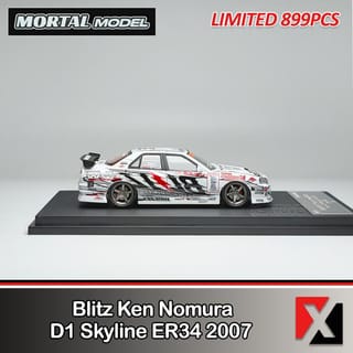 ミニカー Mortal 1/64 BLITZ D1 ER34 2005 NOMURA S8b01ecd090ba402296acc6f363bc3