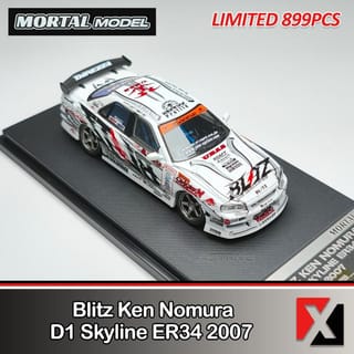 MORTAL 1:64 Blitz Ken Nomura D1 Skyline ER34 2007 | Indo4ward