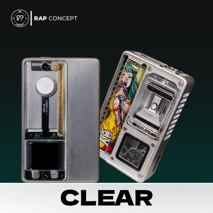 CLEAR SET PANEL SAN AIO DNA 80C - NEON PINK | Indo4ward
