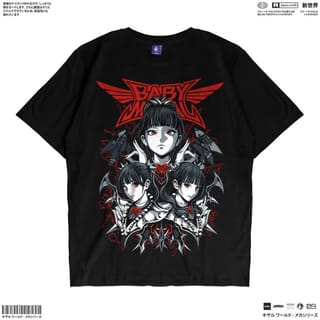 聖飢魔II vs BABYLTシャツ XL スポーツタオル ラバーバンド KIZARU T-Shirt Music Series BABY METAL V2 - XXL | Indo4ward