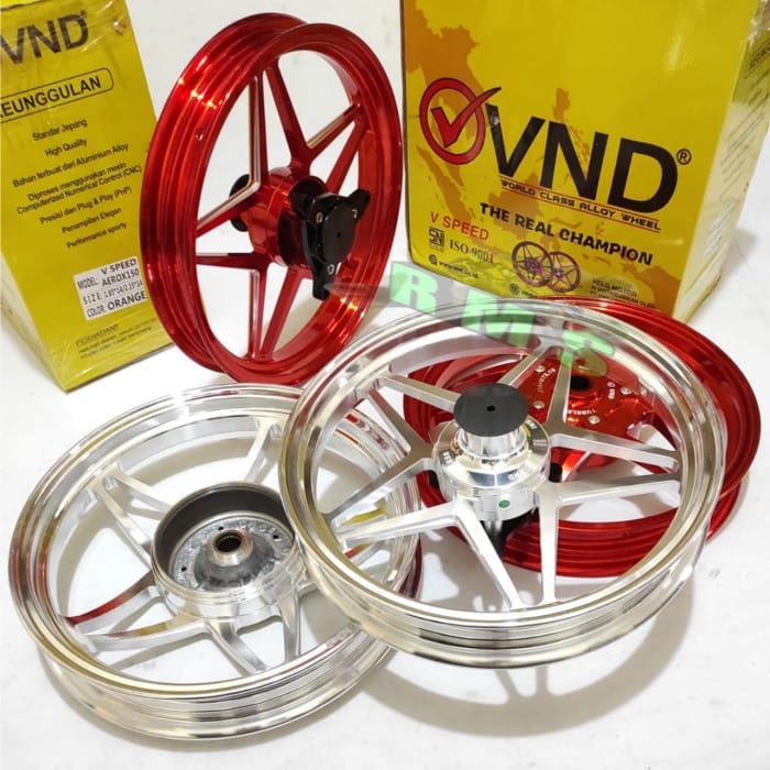 NEW ALLOY WHEELS VND V SPEED 185x14 & 215x14 Aerox 155 Old / Aerox