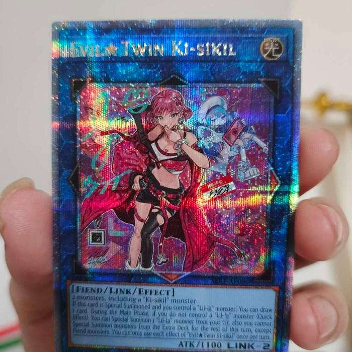 よっしー　シーンドライブ・ライトニング foil Yugioh Evil Twin Ki-legs (alt Art) Asia English Slf1-ae086