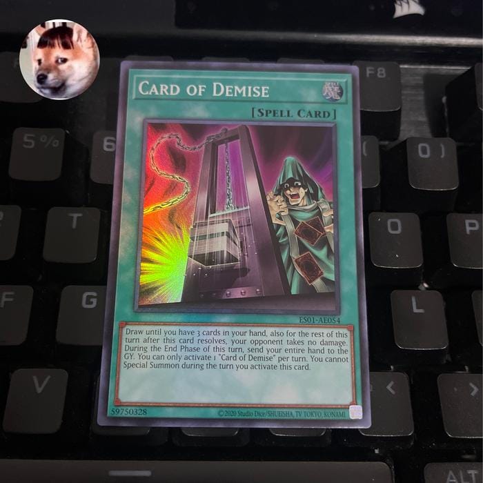 card demise yugioh Yu-Gi-Oh! Malice Doll Of SOD-EN018  Card of Demise by AkizaIzinski01