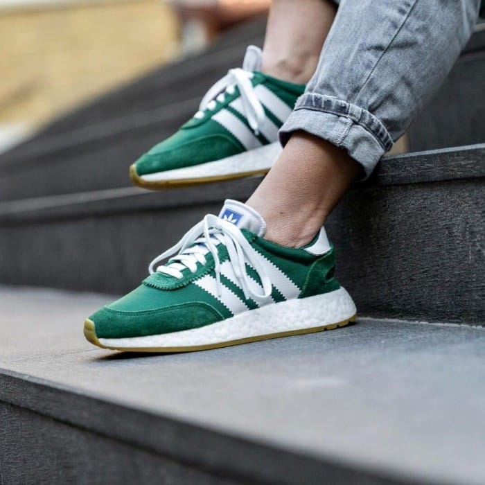 Adidas i-5923 w green white gum best sale