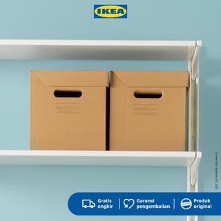 IKEA PAPPIS Storage Box With Multipurpose Lid 25x34x26cm