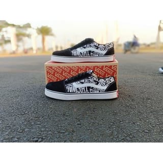 Vans Premium Old Skool Newspaper Print Unisex Free Box Petino 38 Indo4ward
