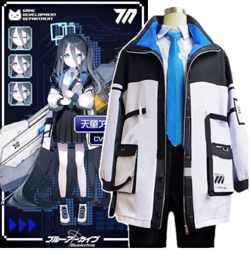 Ready] Parka Alice Blue Archive Anime Manga Tendou Alice Premium