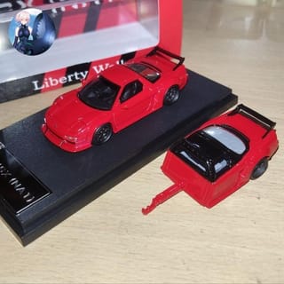 Star Model Honda NSX LBWK red trailer set | Indo4ward