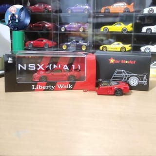 Star Model Honda NSX LBWK red trailer set | Indo4ward