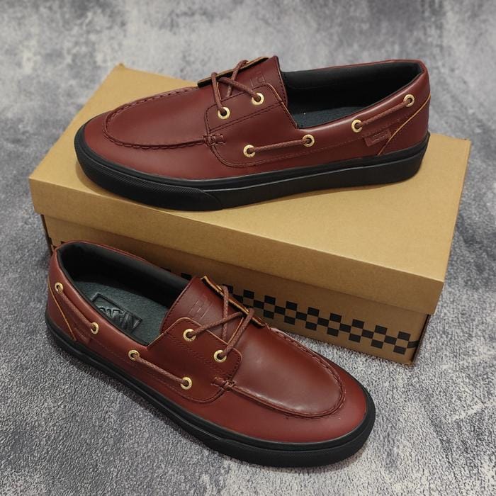 Vans Loafer 2 Eyelet Lether | Indo4ward