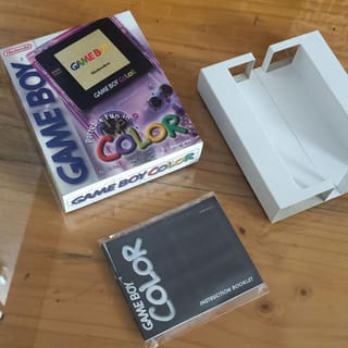 Box Repro Gameboy Color Fulset - clear purple | Indo4ward