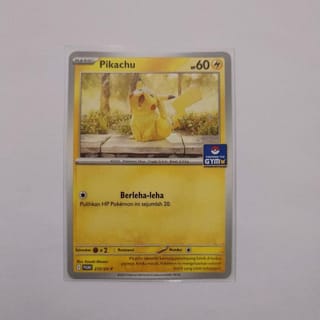 Pikachu Promo Gym 272 sv p Pokemon TCG Indonesia | Indo4ward