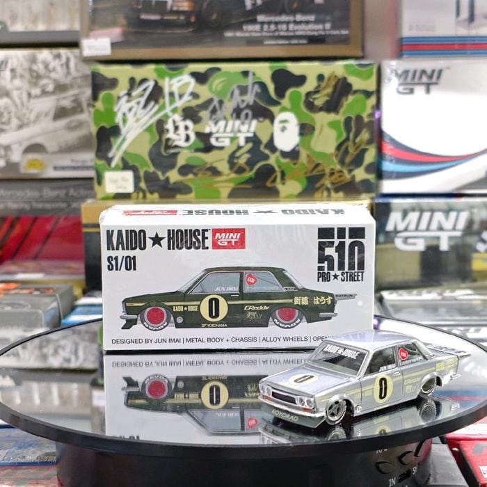 Mini GT Kaido House Datsun 510 Pro Street OG Green KHMG001