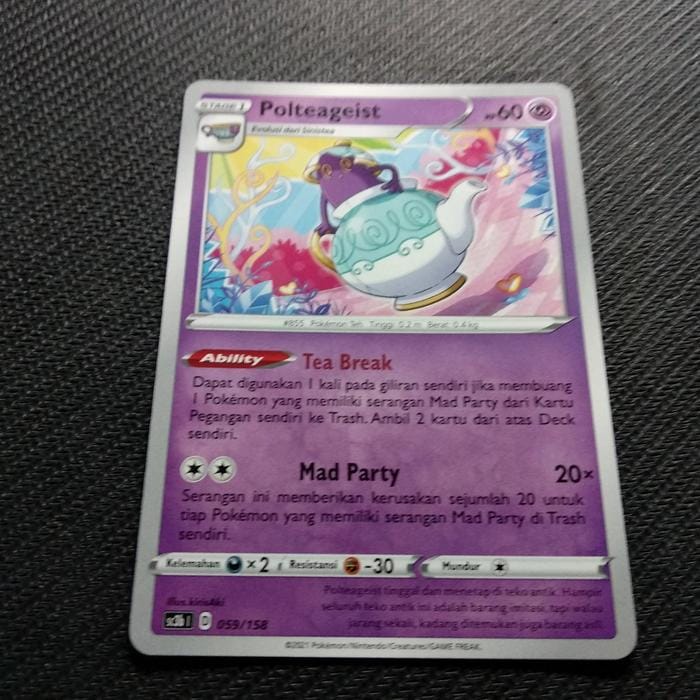 pokemon polteageist card Pokemon TCG Trading Card Game Polteageist V Box  Toy Mandala