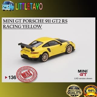 MINIGT MINI GT PORSCHE 911 GT2 RS RACING YELLOW LHD / RHD VERSION
