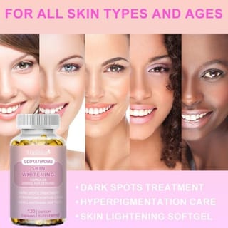 glutathione 2000mg whitening Glutathione Whitening Capsule 2000mg Effective Skin Lightening Supplement  For Dark Spots