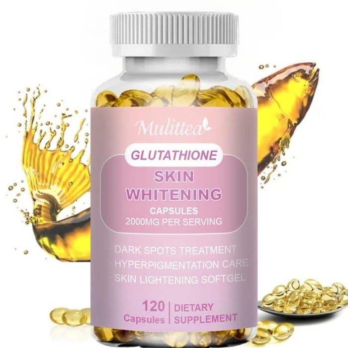 l glutathione power Mulittea Reduced L-Glutathione 2000mg Whitening Capsule Effective Skin  Lightening Antioxidant Anti-Aging Boosting Immunity Dull Skin Whitening  Supplement