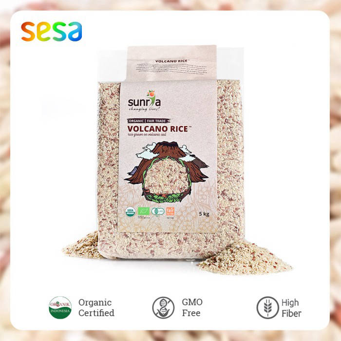 Sunria Volcano Rice 5kg | Indo4ward