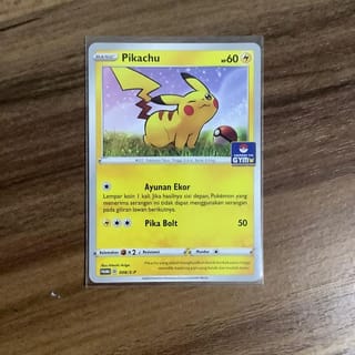 Pikachu gym indonesia pokemon tcg ori card | Indo4ward
