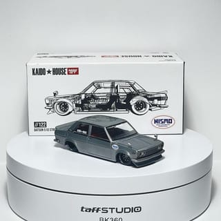 Kaido House Mini GT 122 Datsun 510 Street Nismo V2 White Chase