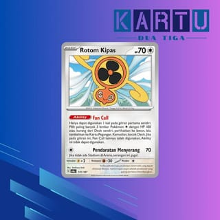 Pokemon Festival Terastal sv8a - Rotom Fan 131/187 English TCG | Indo4ward