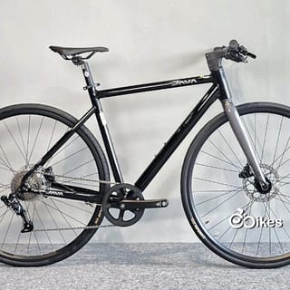 JAVA Wahoo City Hybrid Racing Bike, HYDRAULIC 9s Roadbike - Black, XS ...