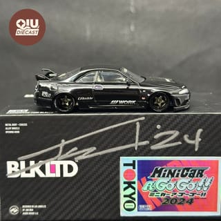 Mini GT Kaido House BLKLTD R33 Tokyo MiniCar A Go Go 2024