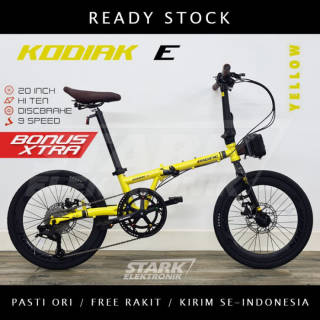 Pacific KODIAK E 20 inch Folding Bike Red Indo4ward