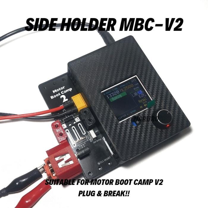 Tamiya Dynamo Side Holder For Miclabo Motor Boot Camp V2 - Grey