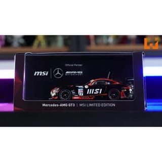 Diecast MSI x Mercedes AMG GT3 scale 1/43 limited Edition