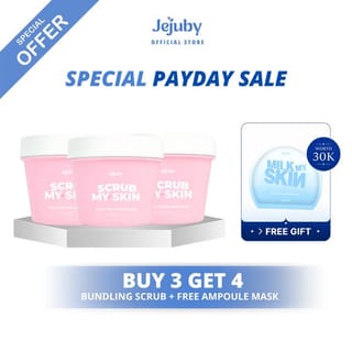 skinflair glutathione body scrub Skinflair Glutathione Body Scrub Tone Up Booster 250gr Lulur Badan  Mencerahkan main image 1