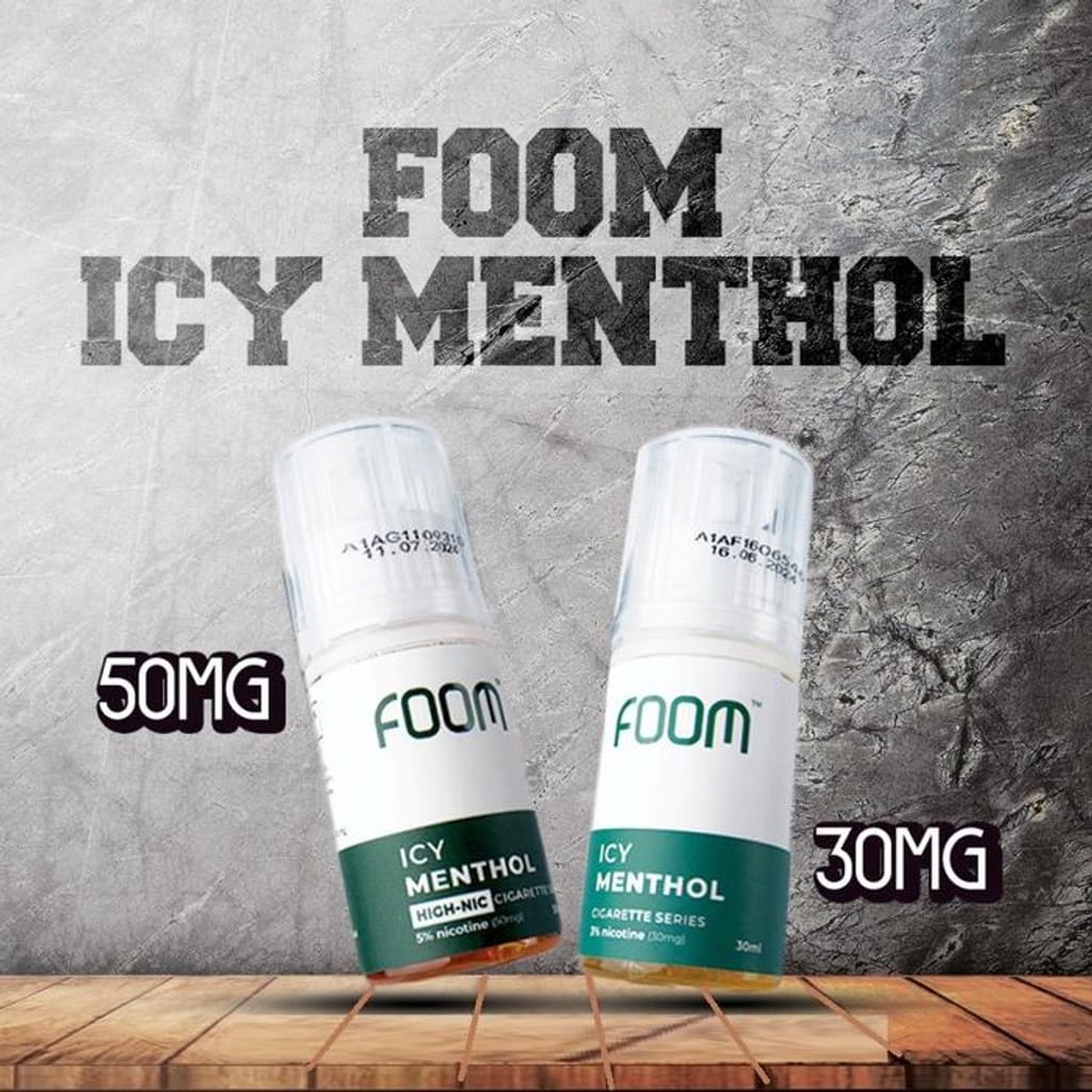 Foom Icy Menthol Salt Nic 30ML Cigarette Series 100% Authentic