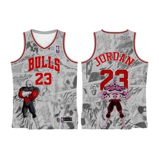 Chicago Bulls Michael Jordan X Dragon Ball Jiren NBA #23