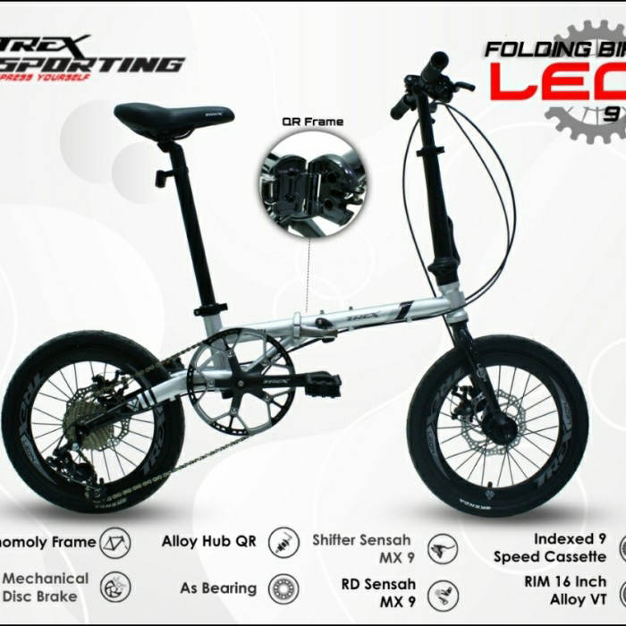 trex folding bike