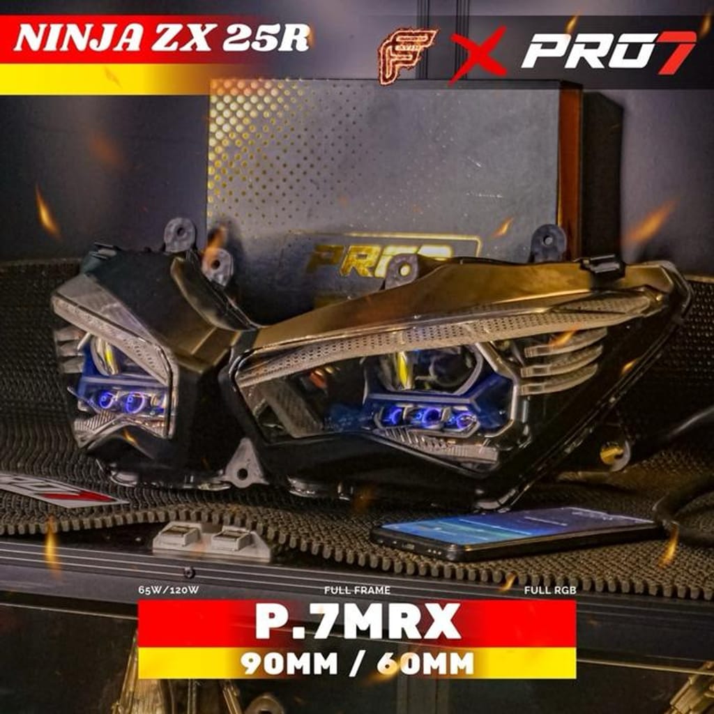 BILED SET KAWASAKI ZX25R 2025 PRO7 P.7MRX FULLSPEK FULLFRAME