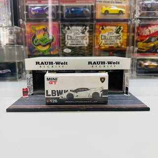 Mini GT 126 LB Works Lamborghini Huracan GT White - Open Seal
